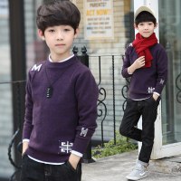 6儿童装男童毛衣2018新款春装10中大童12男孩春秋打底针织衫15岁