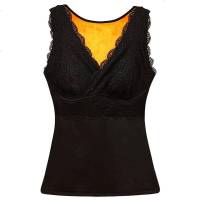 冬季女士保暖背心加厚加绒内穿紧身加棉内衣马甲大码防寒打底坎肩