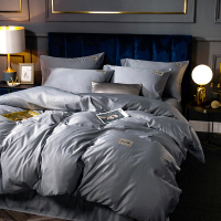 制梦家纺 天丝四件套夏季天丝床单被罩床笠被套三件套欧式丝滑床上用品