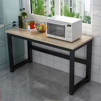 闪电客厨房置物架落地单层切菜桌子台面微波炉烤箱架子多功能操作台