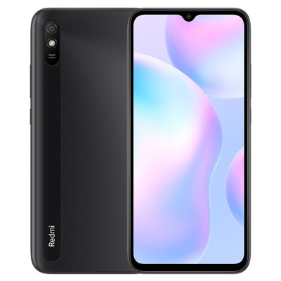 小米 红米 Redmi 9A 5000mAh大电量 大屏幕大字体大音量 1300万AI相机 4GB+64GB 砂石黑