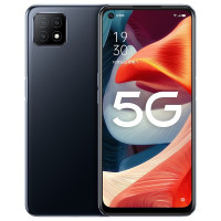 OPPO A53 双模5G 轻薄时尚外观 90Hz超清护眼屏 全面屏拍照视频游戏手机 6GB+128GB 秘夜黑