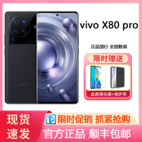 vivo X80 Pro 12GB+256GB 至黑 新一代骁龙8 自研芯片V1+ 蔡司T*光学镜头 双电芯80W闪充 超声波指纹 5G手机