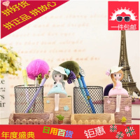 新款韩版可爱小熊学生笔筒卡通桌面装饰品摆件笔插送女生生日
