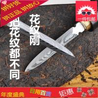 龙凤呈祥普洱茶刀手工黑檀木大马士革茶针茶锥功夫茶具配件零配