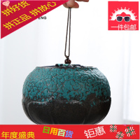 茶叶罐陶瓷茶罐密封罐储茶罐小号普洱茶盒大号茶叶桶茶具配件