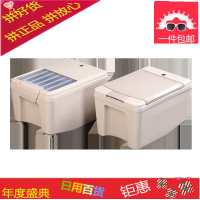 小号家用茶桶茶渣桶 塑料茶水桶茶台下水桶废水桶 茶具配件排水桶