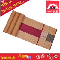 桌旗中式禅意茶席竹席茶垫竹制茶帘茶具茶盘垫茶席隔热茶道配件