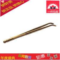 纯铜茶夹洗杯夹 功夫茶镊子茶杯夹家用茶夹子茶具配件六君子茶道