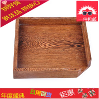 实木鸡翅木普洱茶分茶盒赏评茶盒撬茶盘开茶盘茶具零配件茶盘茶盒
