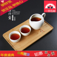 一品仟堂白瓷公道杯大号陶瓷家用简约功夫茶具茶分茶器公道壶公杯