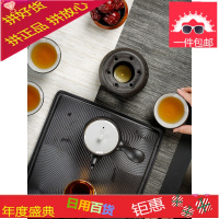 黑陶快客杯旅行茶具套装家用户外便携功夫茶具玻璃日式茶壶暖茶炉