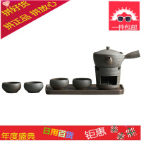 日式茶盘陶瓷茶台温茶泡茶套组 礼品盒功夫茶具干泡盘套装