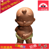 尿童茶宠小孩撒尿娃娃喷水童子哥窑紫砂创意精品摆件茶玩茶具配件