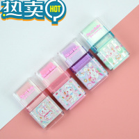 绿彩虹光滚轮橡皮角落小伙伴橡皮擦擦得干净学生儿童用可爱卜卜兔铅笔擦少屑橡皮卡通像皮擦 卜卜兔/4个