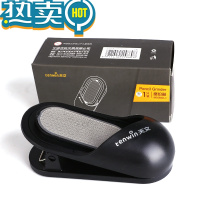 绿彩虹光铅笔磨铅器炭条炭笔笔尖双面砂纸打磨器美术生多削铅笔磨笔器绘画笔尖调节素描画板夹两用磨笔砂纸板 黑色 60°以下