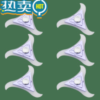 绿彩虹光指尖陀螺摩热易可擦磨笔橡皮擦手指减压器玩具礼物文具橡皮 紫色6个指尖陀螺 魔可擦橡皮