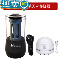 绿彩虹光素描削笔器炭笔美术生专用电动削笔刀可充电笔刨自动卷笔刀儿童小学生用转笔刀多刨笔机铅笔刀削笔机 素描款-黑色+吸尘