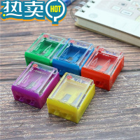 绿彩虹光双孔卷笔刀sp200/sp210/sp301学生削笔刀笔刨美术转笔刀粗细 东洋SP200随机/2个 无 0cm