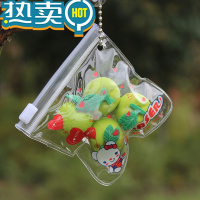 绿彩虹光袋装水果恐龙橡皮擦创意文具儿童小学生礼物可爱卡通奖品学习用品 拉链袋橡皮(青苹果),10袋