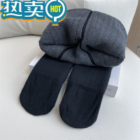 绿彩虹光女童加绒内搭裤冬装2024新款儿童一体绒裤袜小女孩外穿保暖绒裤