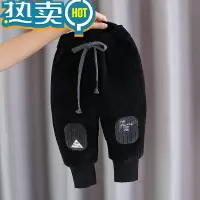 绿彩虹光男童新款棉裤婴儿裤子女童加棉加厚儿童保暖裤小宝宝洋气外穿长裤
