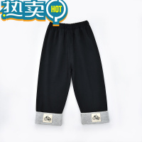 绿彩虹光秋冬金丝绒儿童罩裤防脏可女宝宝宽松套棉裤男婴儿隔尿裤外穿