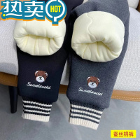 绿彩虹光宝宝棉裤冬装加绒儿童棉小童一条过冬裤子女童夹棉加厚打底裤
