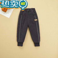 绿彩虹光女童棉裤冬季加厚三层一条过冬女宝宝外穿冬款夹棉儿童潮