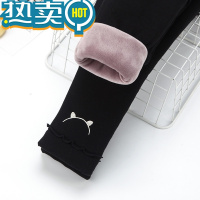 绿彩虹光女童冬季加厚棉裤小童装裤子加绒内搭裤外穿一条过冬女宝宝长裤