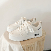 Ideamini2021春季新款厚底百搭小白鞋女低帮休闲运动鞋ins潮网红鞋女休闲鞋
