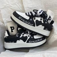 Ideamini小众国潮鞋子女板鞋2022年新款chic港风涂鸦复古运动休闲鞋ins女