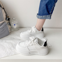 Ideamini超火运动小白鞋女2022年新款夏季透气ins潮百搭厚底松糕板鞋休闲鞋