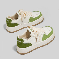 Ideamini麦穗奶fufu小白鞋女皮面2022夏季配裙子的鞋夏天百搭巫婆鞋子休闲鞋