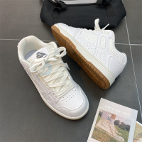 Ideaminiins风小众情侣街头滑板鞋女chic港味百搭小白鞋休闲面包运动鞋潮休闲鞋