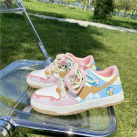 Ideamini 少女心小众冰淇淋板鞋ins超火百搭学生小白鞋2022夏季新款休闲鞋
