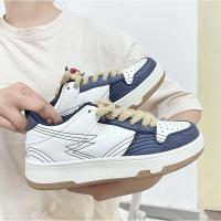 Ideamini小众复古麻绳设计低帮板鞋女ins超火学生百搭运动鞋2022夏季新款休闲鞋