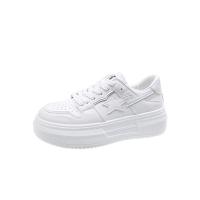 Ideamini星星小白鞋女秋厚底帮鞋低帮鞋鞋百搭休闲板鞋休闲鞋