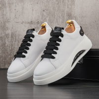 Ideamini气垫小白鞋男2022夏季新款潮流内增高鞋子男士百搭休闲鞋厚底板鞋