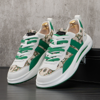 Ideamini欧洲站潮牌鞋男夏款透气运动休闲鞋子男士潮鞋厚底内增高板鞋