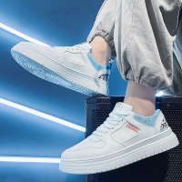 Ideamini男鞋2022新款夏季透气增高工作休闲皮鞋潮流百搭运动小白板鞋潮鞋