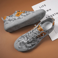 Ideamini劳保鞋男款夏季透气工作工地耐磨解放鞋帆布轻便干活迷彩2022新款休闲鞋