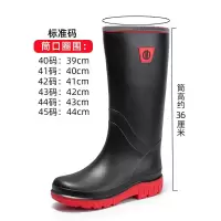 Ideamini欧美雨鞋男高筒雨靴防水鞋加绒保暖防滑钓鱼厨房工作胶鞋洗车套鞋