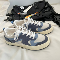 Ideamini男鞋夏款透气2022新款小众鞋子男百搭男生运动板鞋情侣休闲帆布鞋