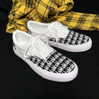 Ideamini小众原创低帮帆布鞋男生韩版潮流百搭高街潮鞋ins港风夏季板鞋子