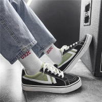 Ideamini2022年春季新款男生帆布鞋男韩版潮流透气鞋子男学生ins板鞋潮流