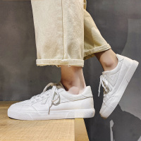 Ideamini夏季帆布鞋潮流休闲小白鞋百搭港风男鞋韩版透气帅气学生低帮板鞋