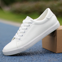 Ideamini西装小白鞋男春季百搭白工作鞋子夏季透气白色运动休闲板鞋白鞋