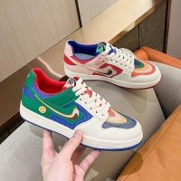 Ideamini鸳鸯鞋女2022夏季新款女休闲小众彩虹欧洲站网面板鞋运动鞋ins潮休闲鞋