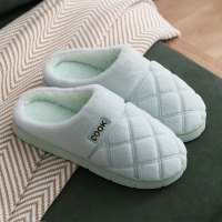 Ideamini棉拖鞋女可爱毛绒ins风包跟公主风季室内包跟韩版包脚家居天